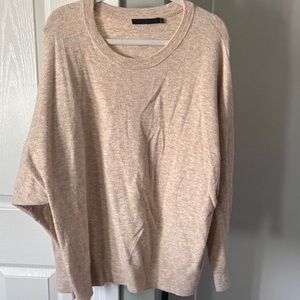 Jenni Kayne Women's Tan Crewneck Sweater